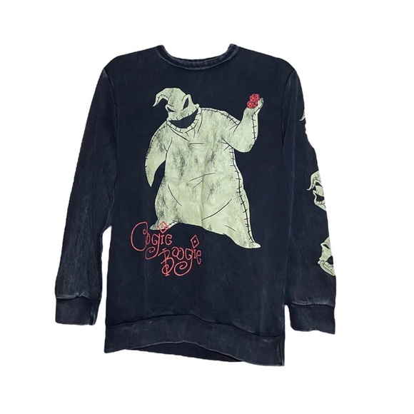 NWT Disney Nightmare Before Christmas Oogie Boogie Sweatshirt Small Licensed - Picture 1 of 4